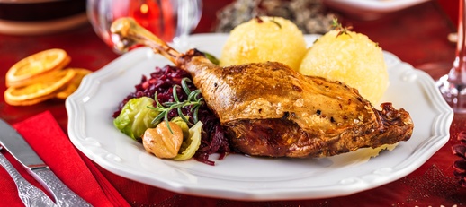 Weihnachtsgans Knusprig Gebraten (ente)